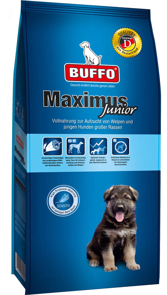 BUFFO Hunde-Trockenfutter Maximus Junior BUFFO Hunde-Trockenfutter Maximus Junior